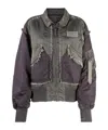 Misbhv Deconstructed Bomber Jacket In Black