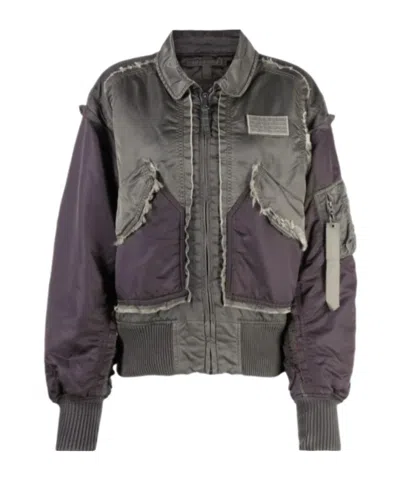 Misbhv Deconstructed Bomber Jacket In Black