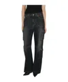 Misbhv Denim Trousers In Black