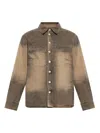 Misbhv Distress Jacket In Brown