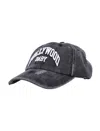 Misbhv Distressed Baseball Cap In Washed Black