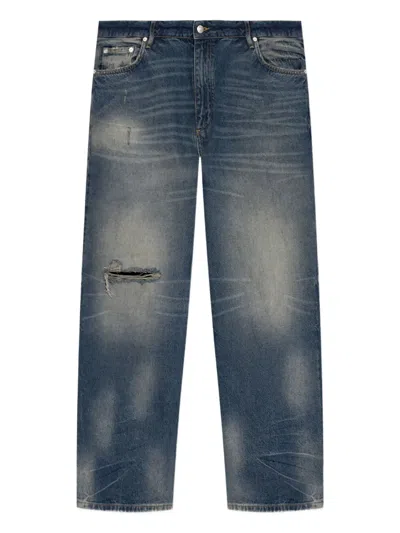 MISBHV DISTRESSED-KNEE JEANS