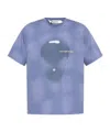 Misbhv Distressed-effect T-shirt In Blue
