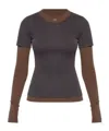 Misbhv Double-layer Color-block T-shirt In Multi