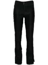 Misbhv Draped-design Trousers In Schwarz
