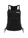 Misbhv Drawstring Top In Black