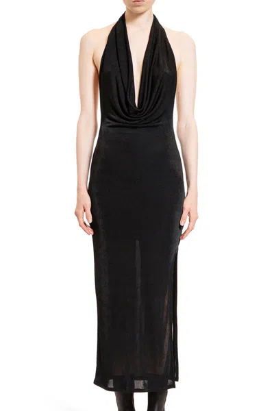 Misbhv Cowl Neck Maxi Dress In Black