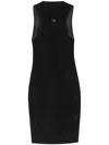 Misbhv Panelled Mini Dress In Black