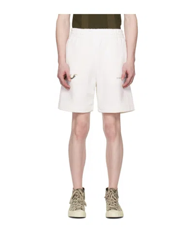 Misbhv Elastic Looped Fabric Shorts In White