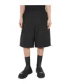 Misbhv Elastic Waist Shorts In Black