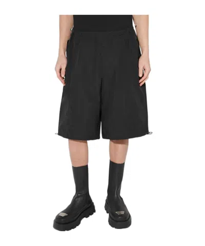 Misbhv Elastic Waist Shorts In Black