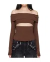 Misbhv Elena Long-sleeved Blouse In Multicolor