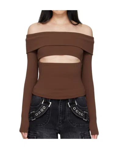 Misbhv Elena Long-sleeved Blouse In Multicolor