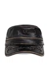 Misbhv Embossed-logo Cap In Black