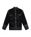 Misbhv Embossed Patch Denim Jacket In Black
