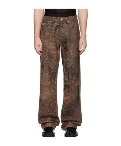 MISBHV EMBOSSED PATTERN CASUAL PANTS