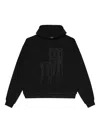 Misbhv Embroidery Hanging Threads Hoodie In Black