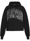 Misbhv Enlighted Cropped Hoodie In Black
