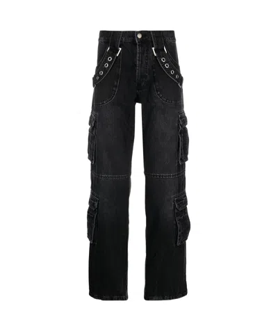Misbhv Harness Strap Cargo Trouser In Black