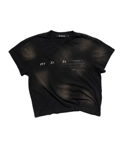 Misbhv Faded-print T-shirt In Animal Print