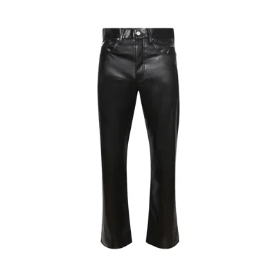 Pre-owned Misbhv Faux Leather Trousers 'black' | Men's Size L