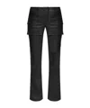 Misbhv Flared Cargo Pants In Black