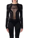Misbhv Flock Mesh Sport Longsleeve Top