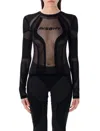 Misbhv Flock Mesh Sport Longsleeve Top