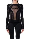 Misbhv Flock Mesh Sport Longsleeve Top