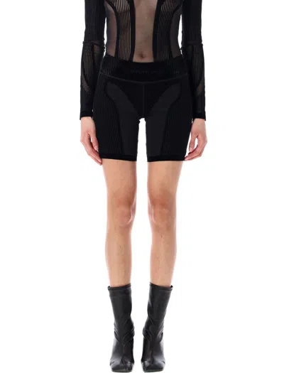 Misbhv Flock Mesh Sport Short In Black