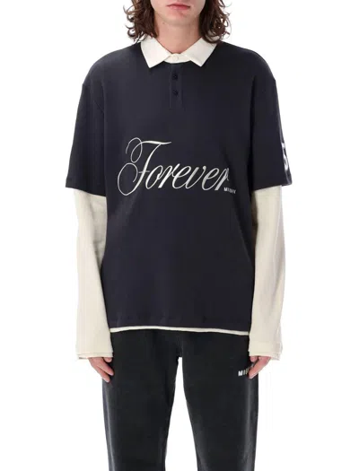 Misbhv Forever Double Layered Polo In Black