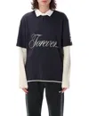 Misbhv Forever Double Layered Polo In Black
