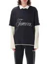 Misbhv Forever Double Layered Polo In Black