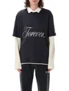 Misbhv Forever Double Layered Polo In Black