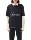 Misbhv Forever Double Layered Polo In Black