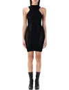 Misbhv Future Sport Halter Mini Dress In Black