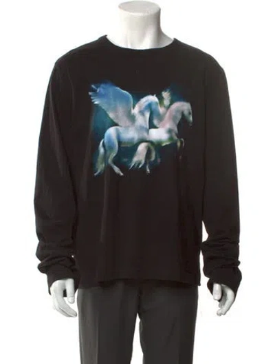 Pre-owned Misbhv Graphic Print Crew Neck T-shirt In Black