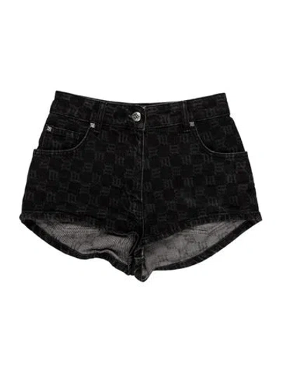 Pre-owned Misbhv Graphic Print Mini Shorts In Multicolor