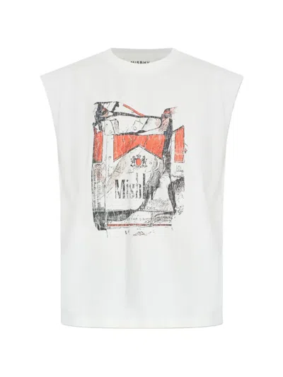 Misbhv Graphic Sleeveless T-shirt In Pink