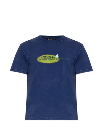 Misbhv Graphic T-shirt In Blue