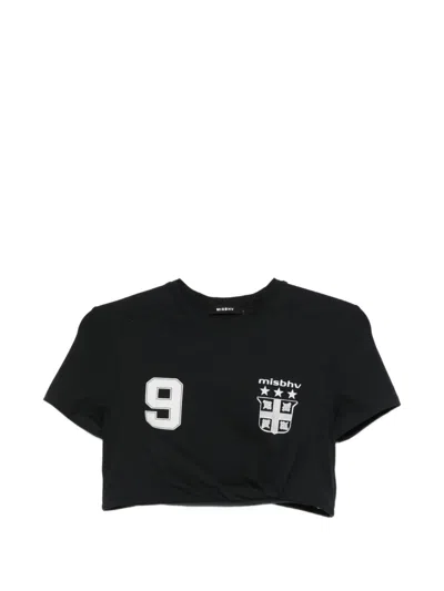 Misbhv Graphic-print T-shirt In Black