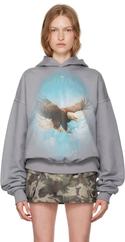 Misbhv Gray Monument Valley Hoodie In Light Grey