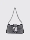 Misbhv Crystal Small Shoulder Bag In Black