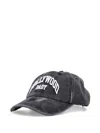 Misbhv Distressed Baseball Cap In Washed Black