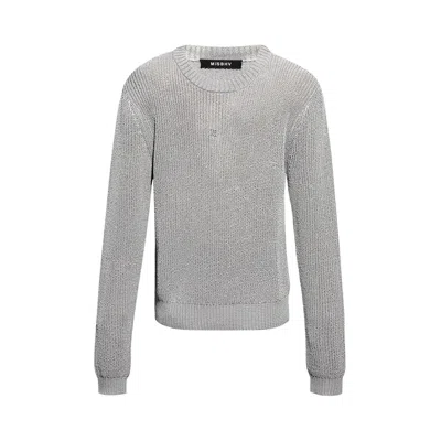 Pre-owned Misbhv Heat Reactive Knit Sweater 'grey' | Men's Size Xs