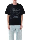 Misbhv Black 'hollywood' T-shirt In Black