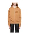 Misbhv Hooded Long-sleeved Sweater In Nude