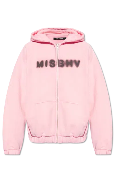 Misbhv Hoodie With Logo In Pink