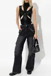 Misbhv Cut-out Detailing Bodysuit In Black
