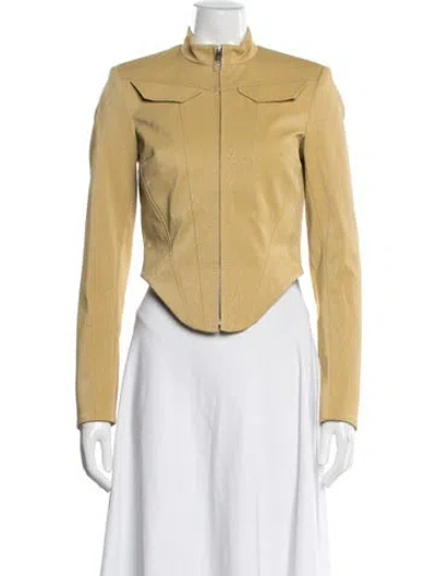 Pre-owned Misbhv Jacket W/ Tags In Yellow
